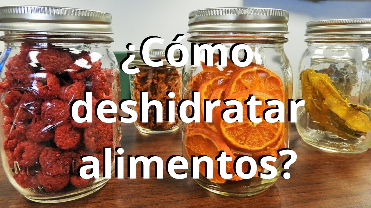 ¿Cómo deshidratar alimentos?