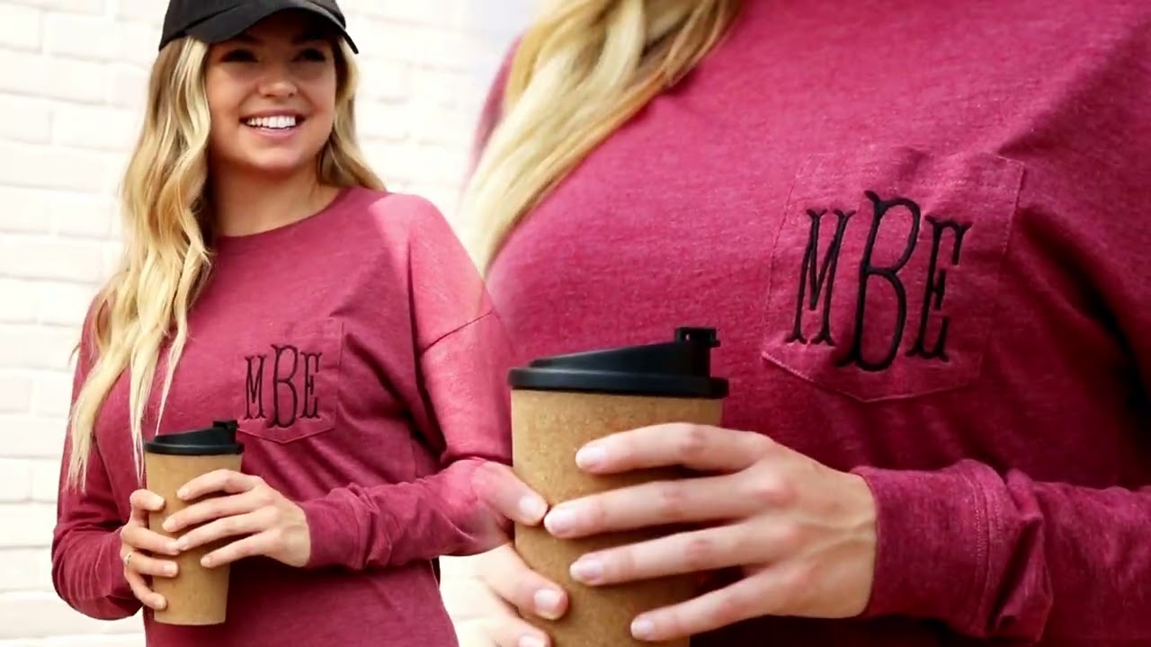 Monogrammed Long Sleeve Shirt