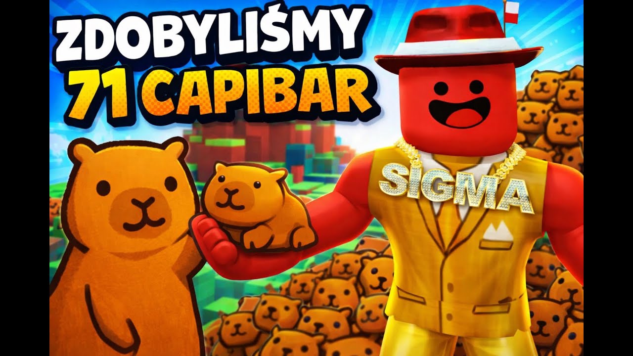 Gramy w FIND THE CAPIBARA  NA  ROBLOXIE