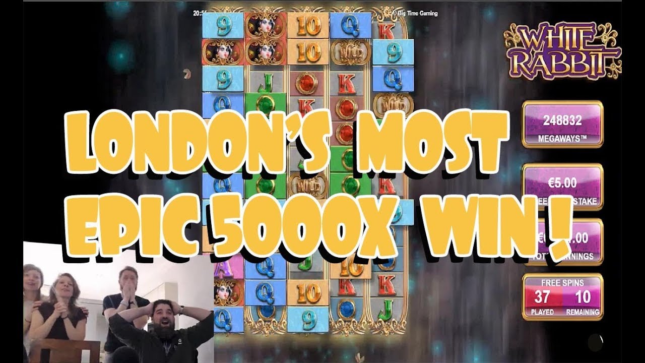 London's EPIC WHITE RABBIT 5000X WIN!!!