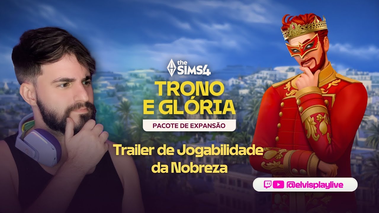Reagindo ao Trailer de The Sims 4 Trono e Glória - Jogabilidade da Nobreza
