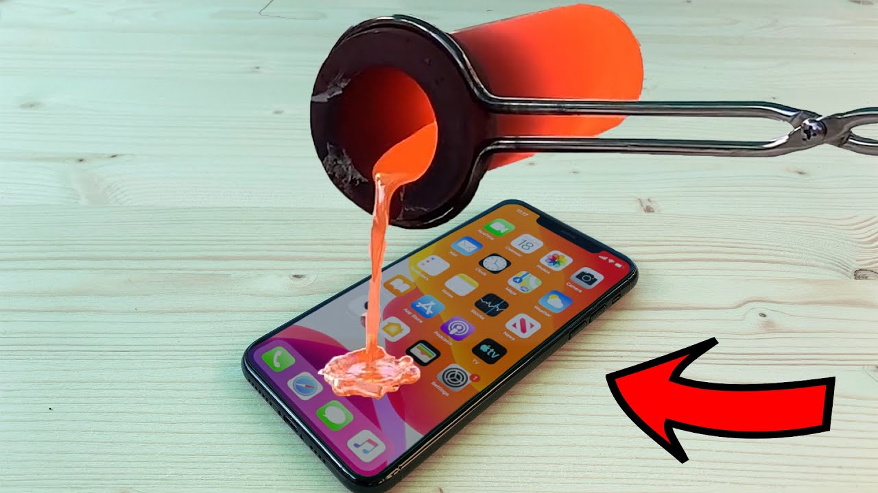 ЭКСПЕРИМЕНТ: ЛАВА vs iPHONE 11 Pro Max