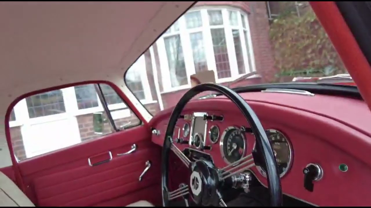 1959 MG MGA Twin Cam Interior Review