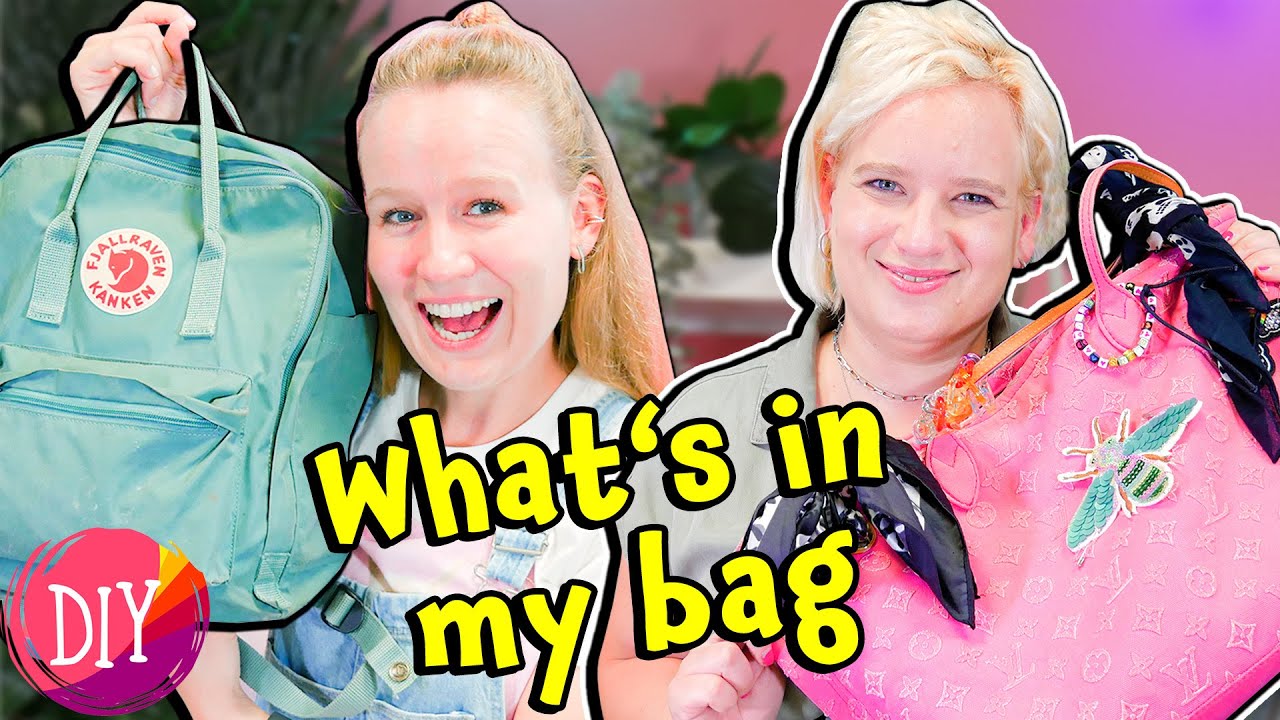 WHAT'S IN MY BAG?! Das tragen wir ALLES so mit uns rum! Blick in unsere Handtaschen