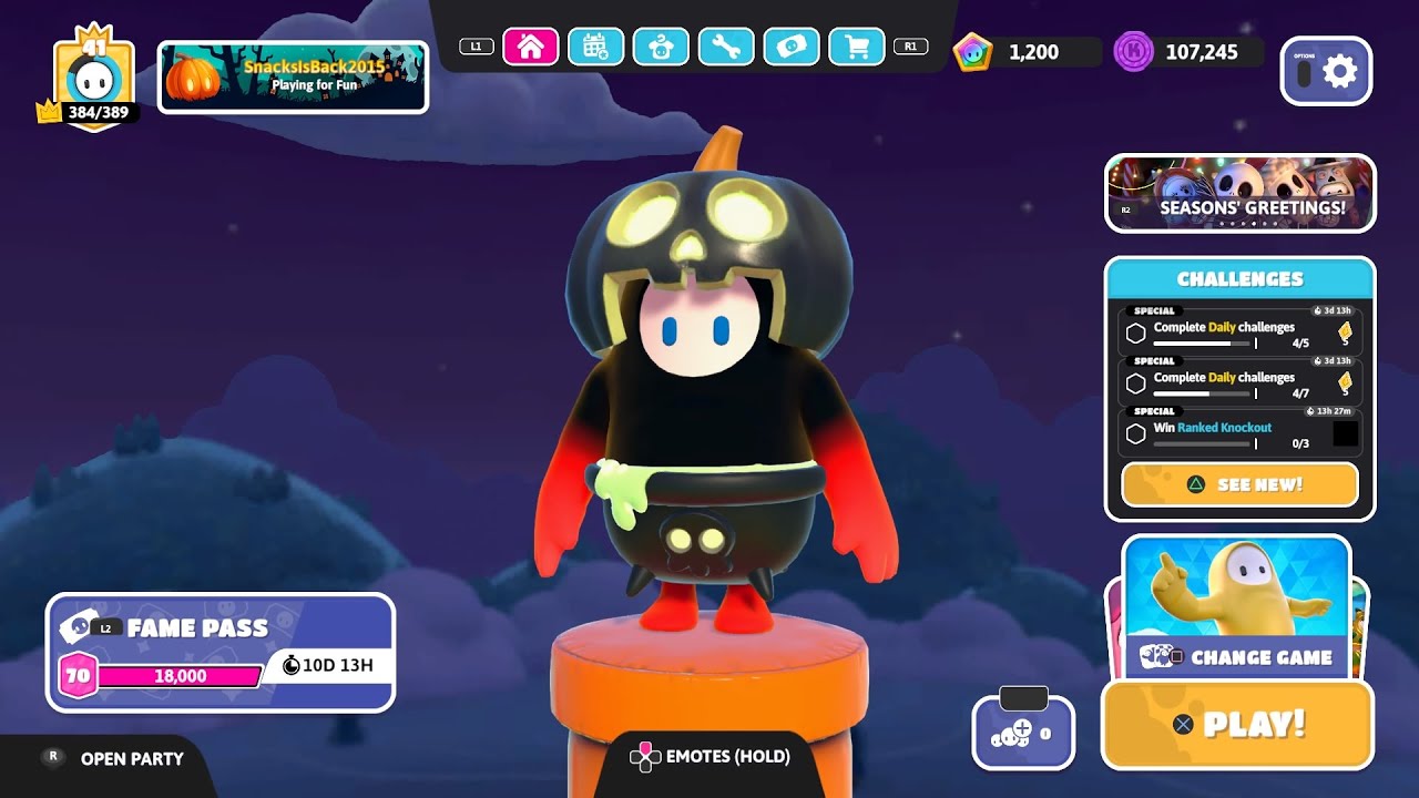 FallGuys on Halloween!