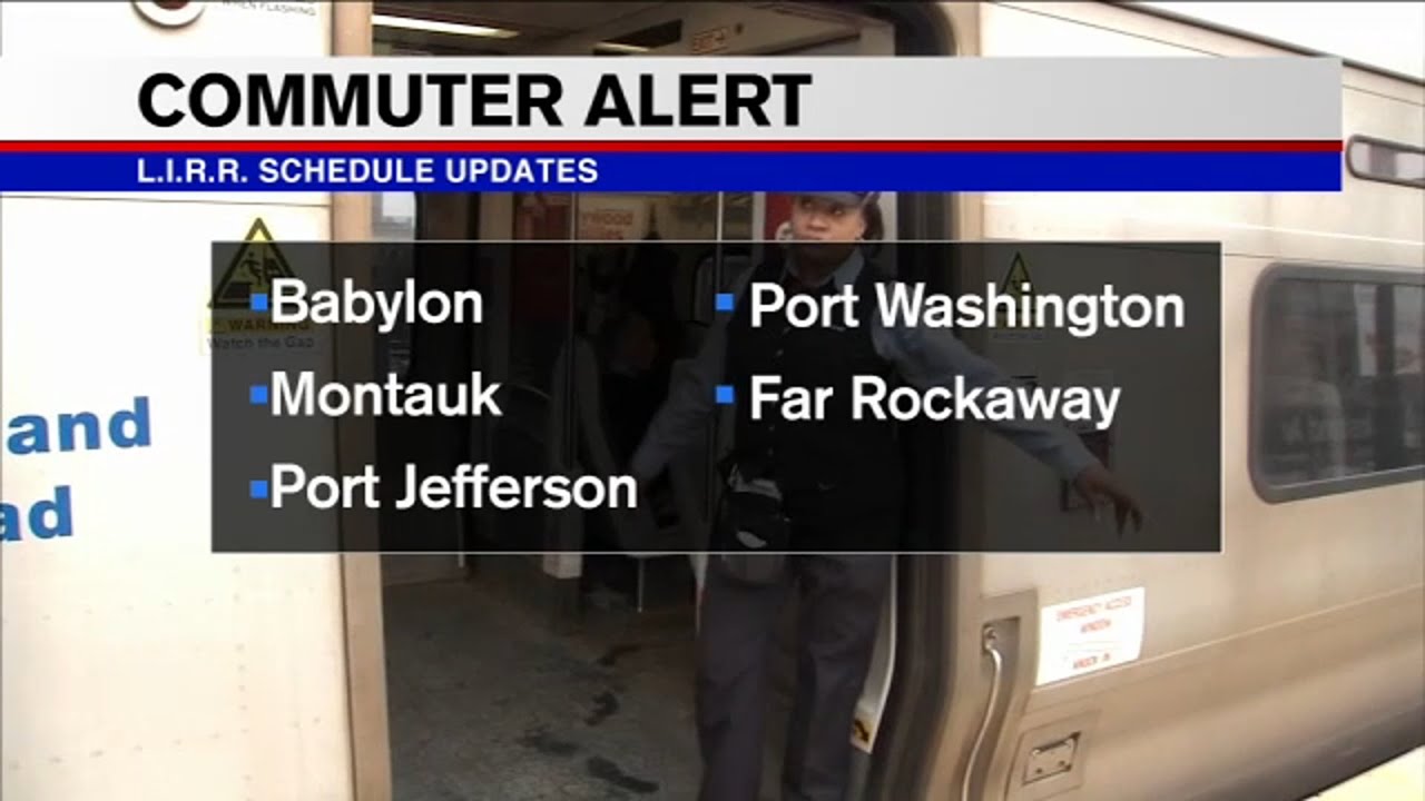Commuter Alert: New schedules take effect for several lines on LIRR Monday