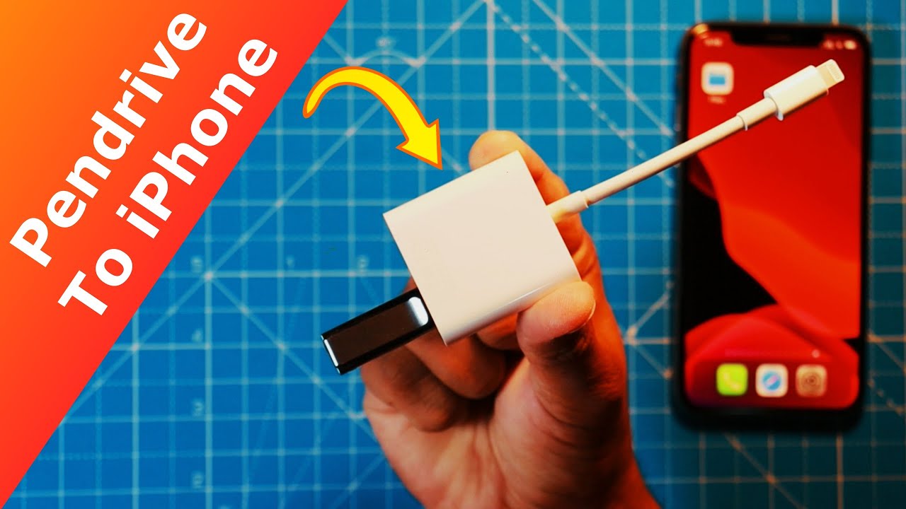 Connect Pendrive to iPhone / Lightning to USB 3 Camera Adapter Review! [2020]