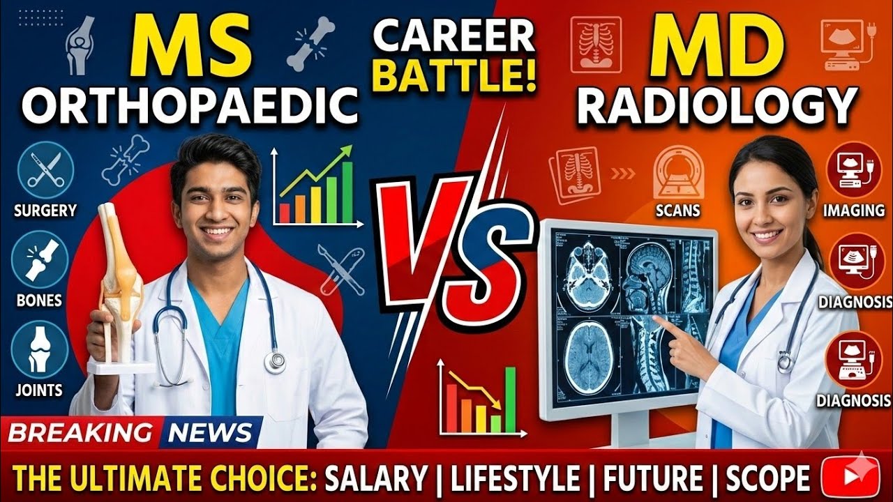 MS Orthopedic vs MD Radiology.