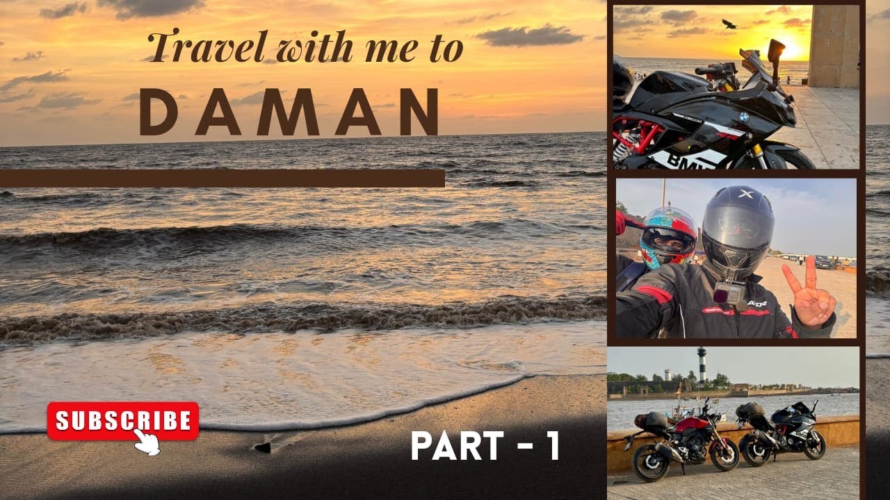 Fun Bike Trip From Vadodara to Daman | Exploring Top Tourist Attractions with My Friend - Part 1
