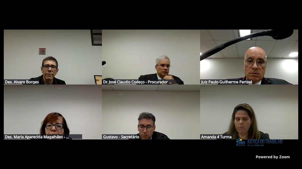 Sessão de 25/11/25 da 4ª Turma - TRT1