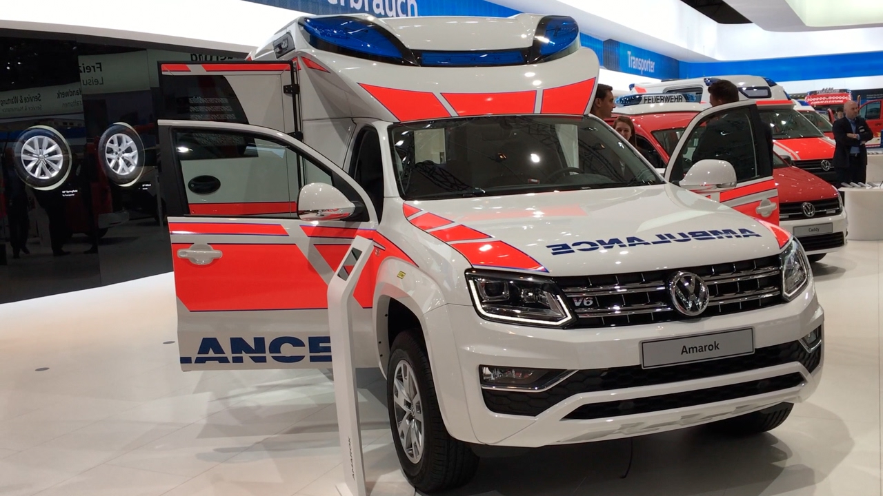 Volkswagen Amarok Ambulance 2017 In detail review walkaround Interior Exterior