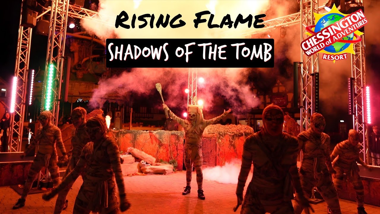 Rising Flame | Shadows of the Tomb at Chessington World of Adventures Howl'O'ween 2025