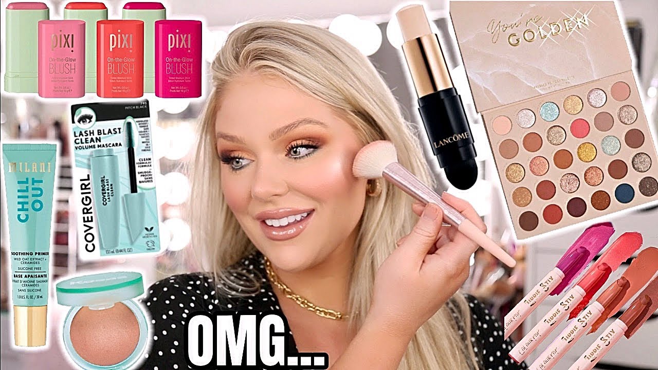TESTING VIRAL NEW MAKEUP! FIRST IMPRESSIONS MAKEUP TUTORIAL | KELLY STRACK