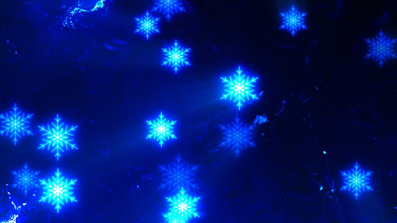 New Year Christmas Fantasy Snowfall Background video | Footage | Screensaver
