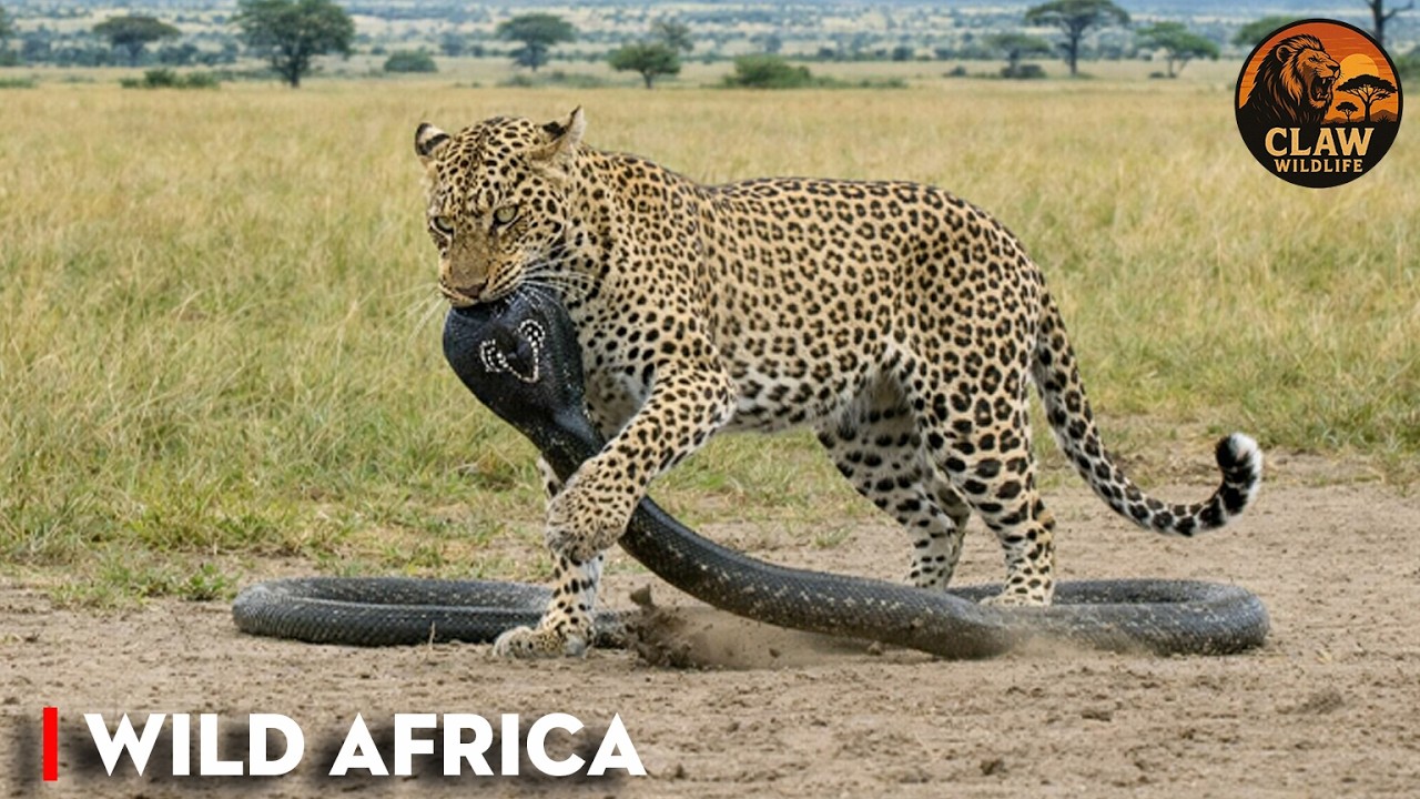 Leopard vs Black Cobra &mdash; One Clean Move Changes Everything | Wildlife Documentary