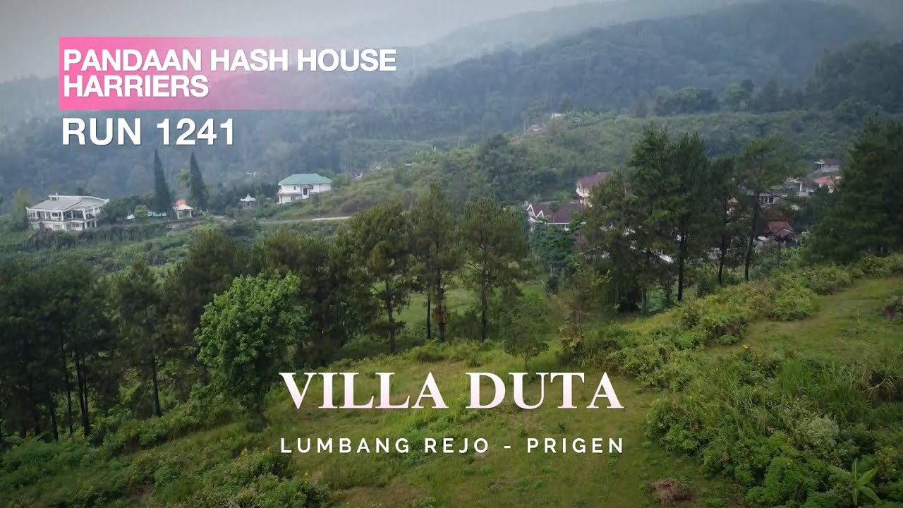 Pandaan Hash, Run 1241, Villa Duta Lumbangrejo Prigen, Hasherfun