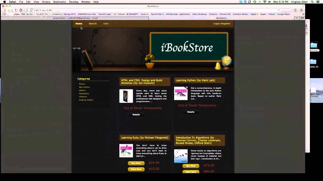 iBookStore Demonstration