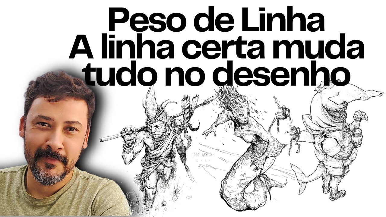 Aprenda um dos segredos dos grandes artistas - Peso de Linha