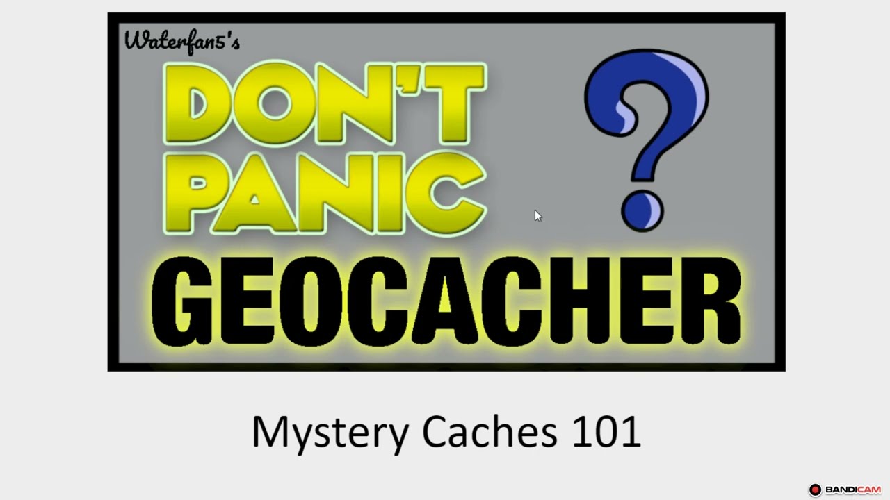 Mystery Geocaches 101