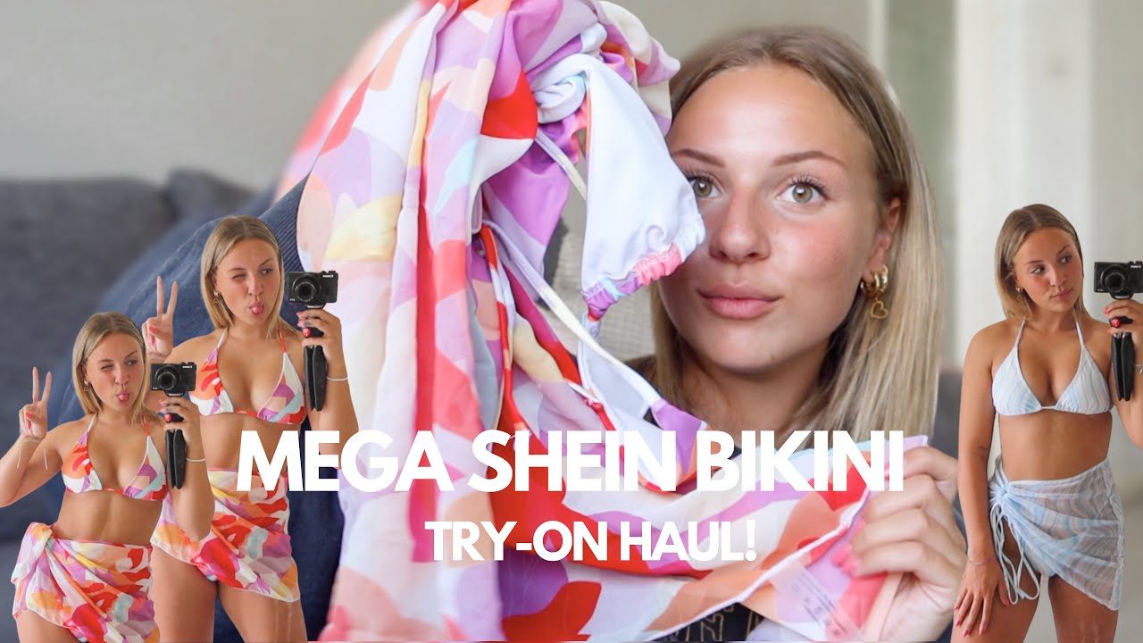 MEGA shein bikini TRY ON haul! - Fleur Nijbacker