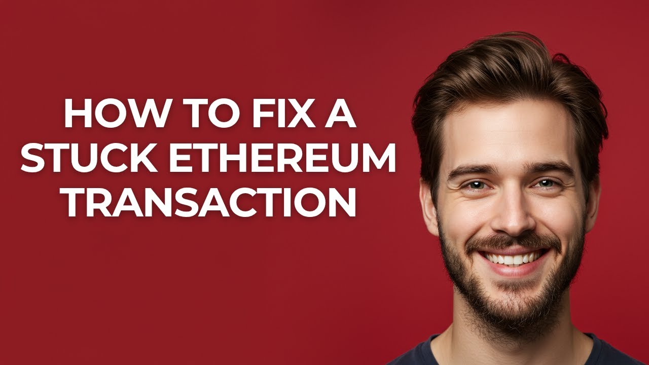 How to Fix a Stuck Ethereum Transaction - GUIDE!