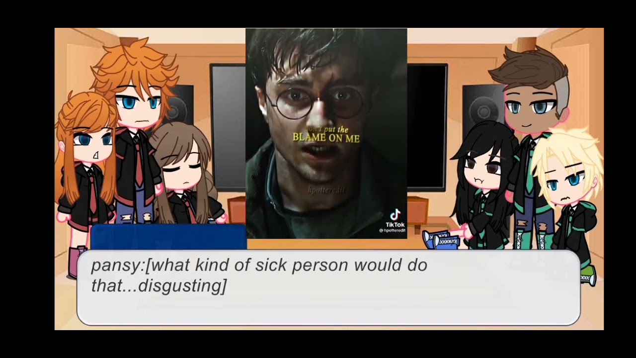 harry Potter characters react to harry angst pt.1|first reaction video|