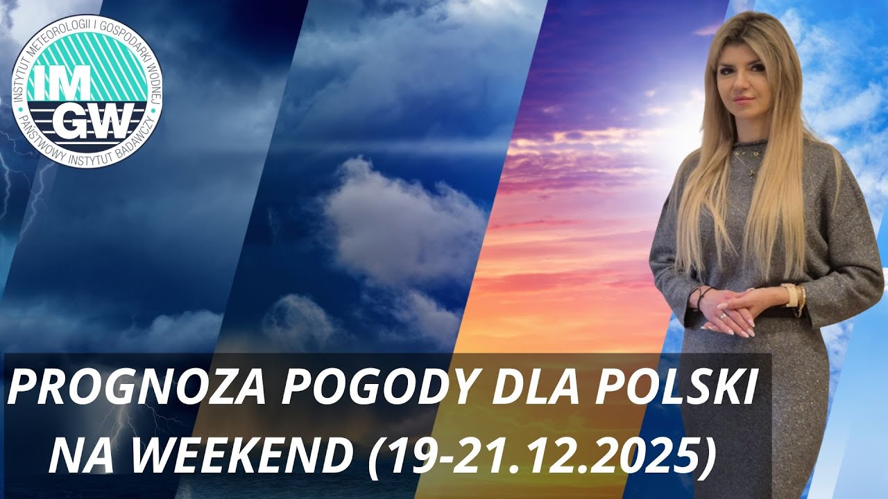 Pogoda na weekend 🌤️🎄 Prognoza pogody dla Polski 19.12 - 21.12.2025 r
