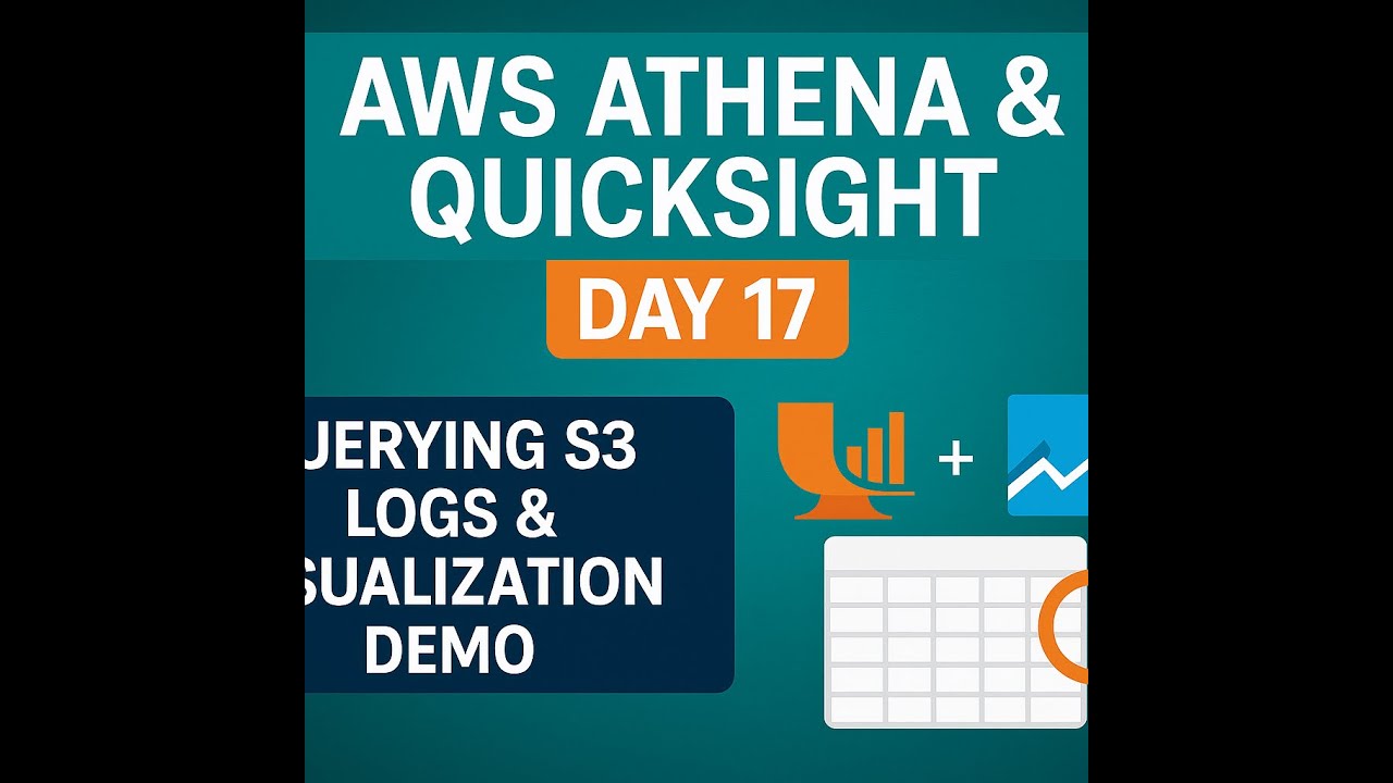 AWS Athena & Quicksight | Day 17 | Querying S3 Logs & Visualization Demo