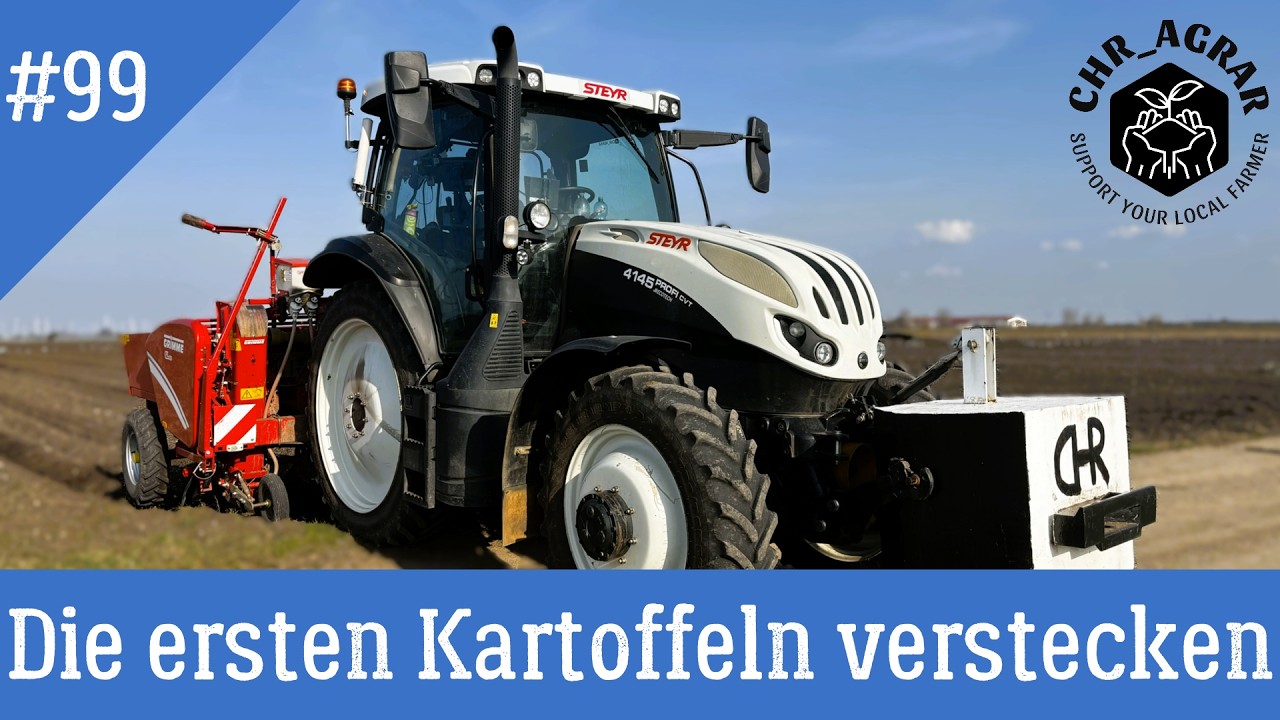Allrounder im Einsatz, Kartoffel legen, WW düngen, Radgewichte abmontieren - Farmvlog #99