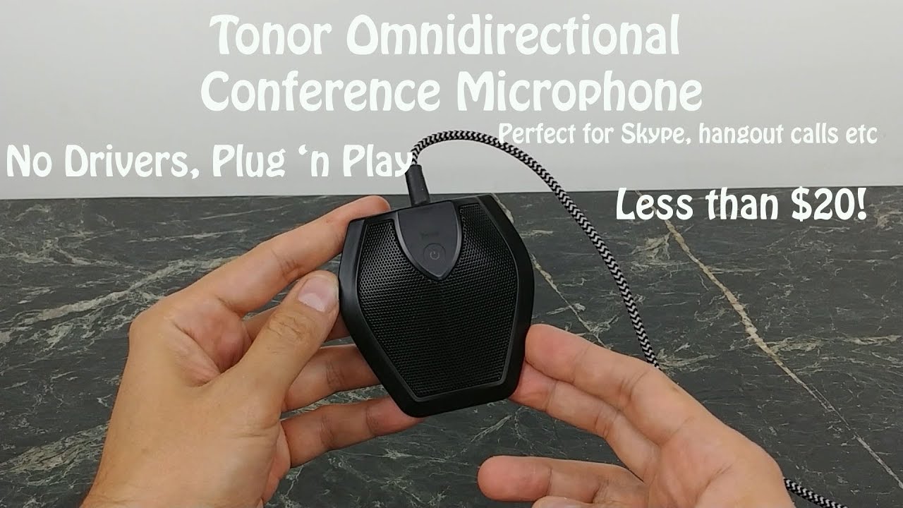 Tonor Omnidirectional Conference Microphone : True Plug and Play
