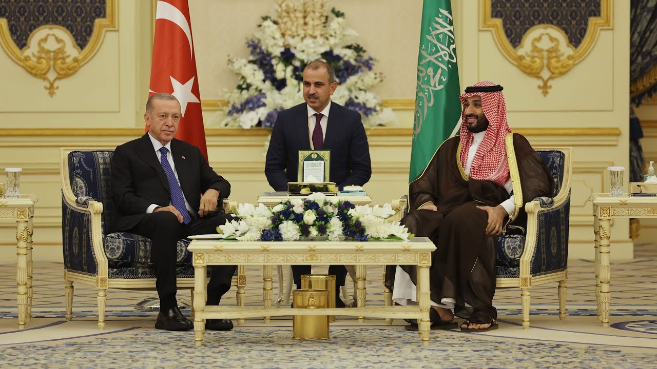 Cumhurbaşkanı Erdoğan, Suudi Arabistan Veliaht Prensi Selman ile bir araya geldi