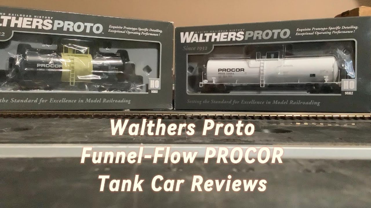 Walthers Proto Funnel Flow PROCOR Tank Car Reviews