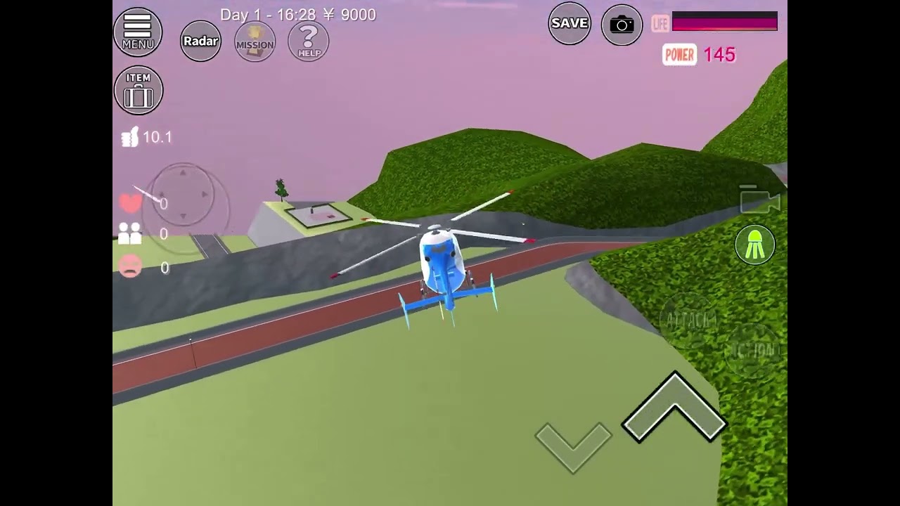 Sakura School Simulator Helicopter Video