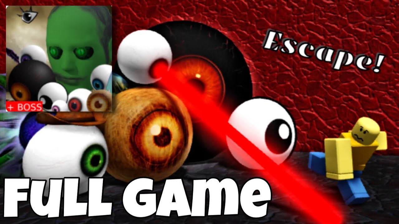 Escape Running Head Eyes All Levels [Level 1-5] - Roblox
