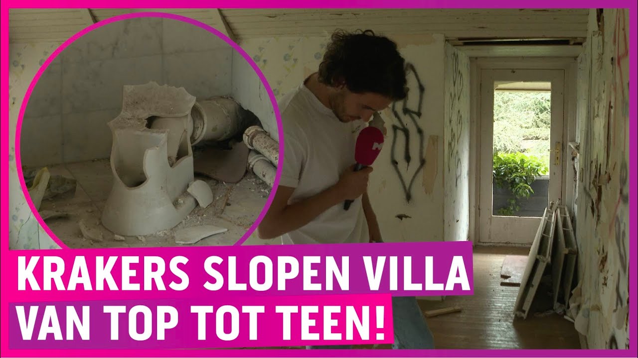 BIZAR: Zo ziet miljoenenvilla eruit na bezoek criminele krakers!