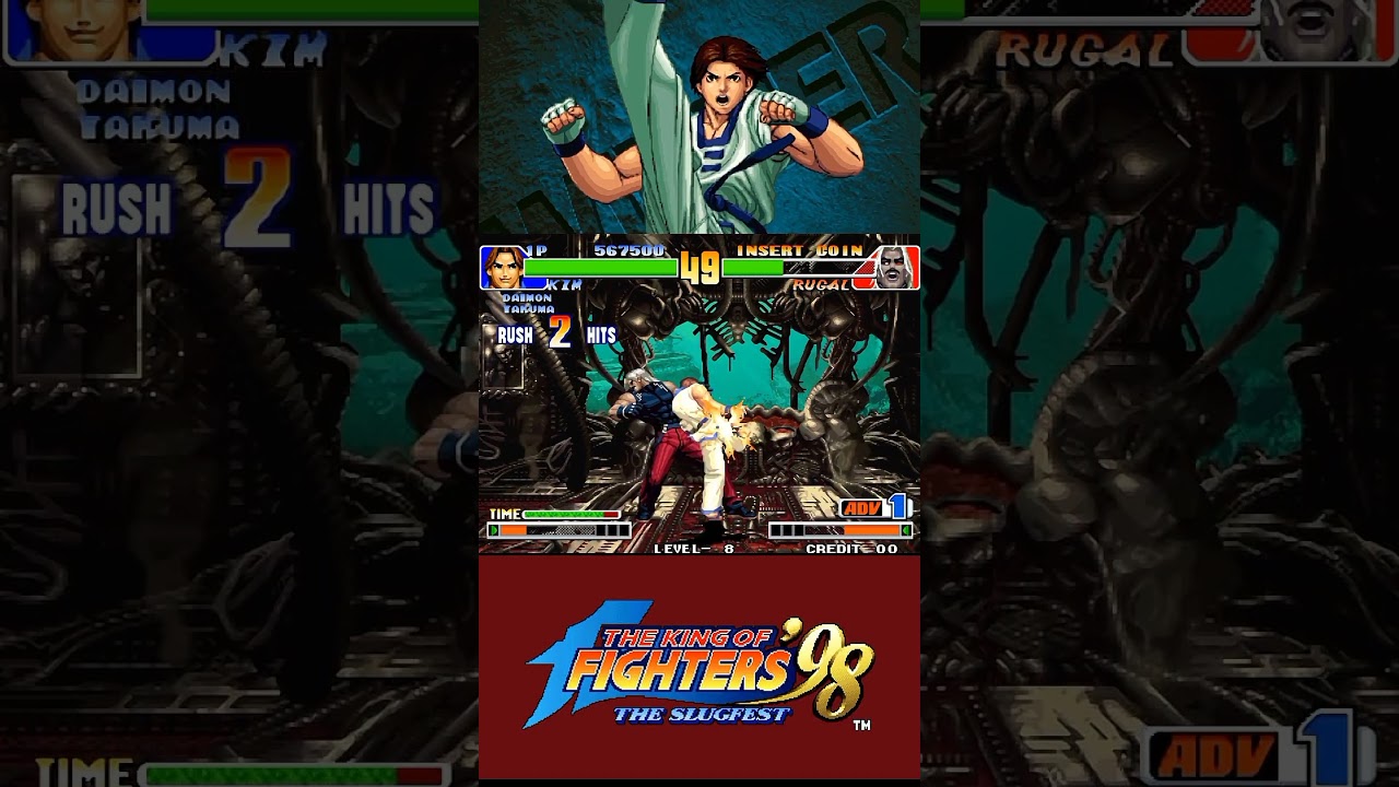 [TAS] kim vs arcade omega rugal kof 98