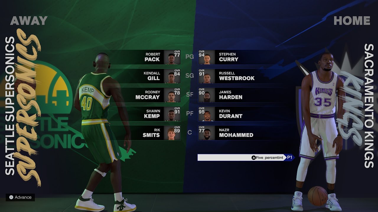 NBA 2K25 MyEra Simulation &lsquo;95 Jordans Era Curry/Durant Kings 1x🏆 vs Sonics