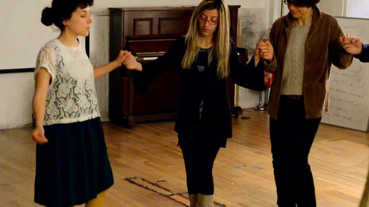 'Syrtos in 3' - Part 4 - Greek Folk Dance Session in Dublin - The Joy Of Dancing - 1. March 2013