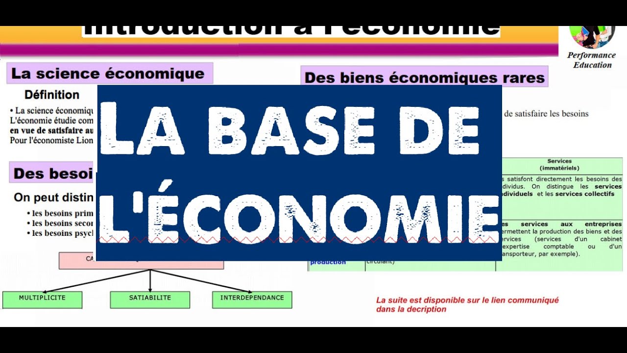 Introduction à l'économie