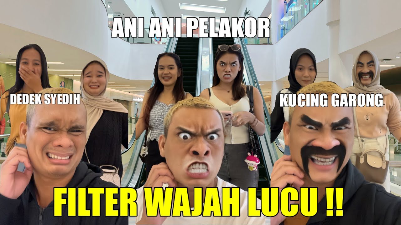 PRANK WAJAH LUCU | PRANK ESKALATOR | PRANK PEKANBARU