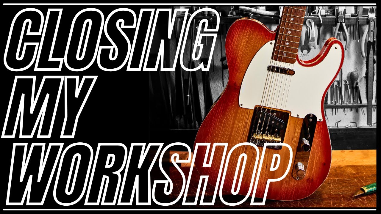 Closing my tiny Luthier Guitar Craft Workshop Tour