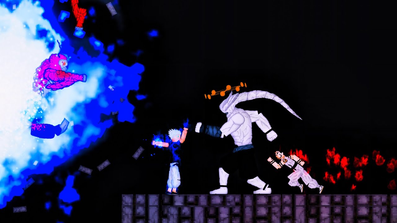 Gojo vs Sukuna Full Fight┃People Playground