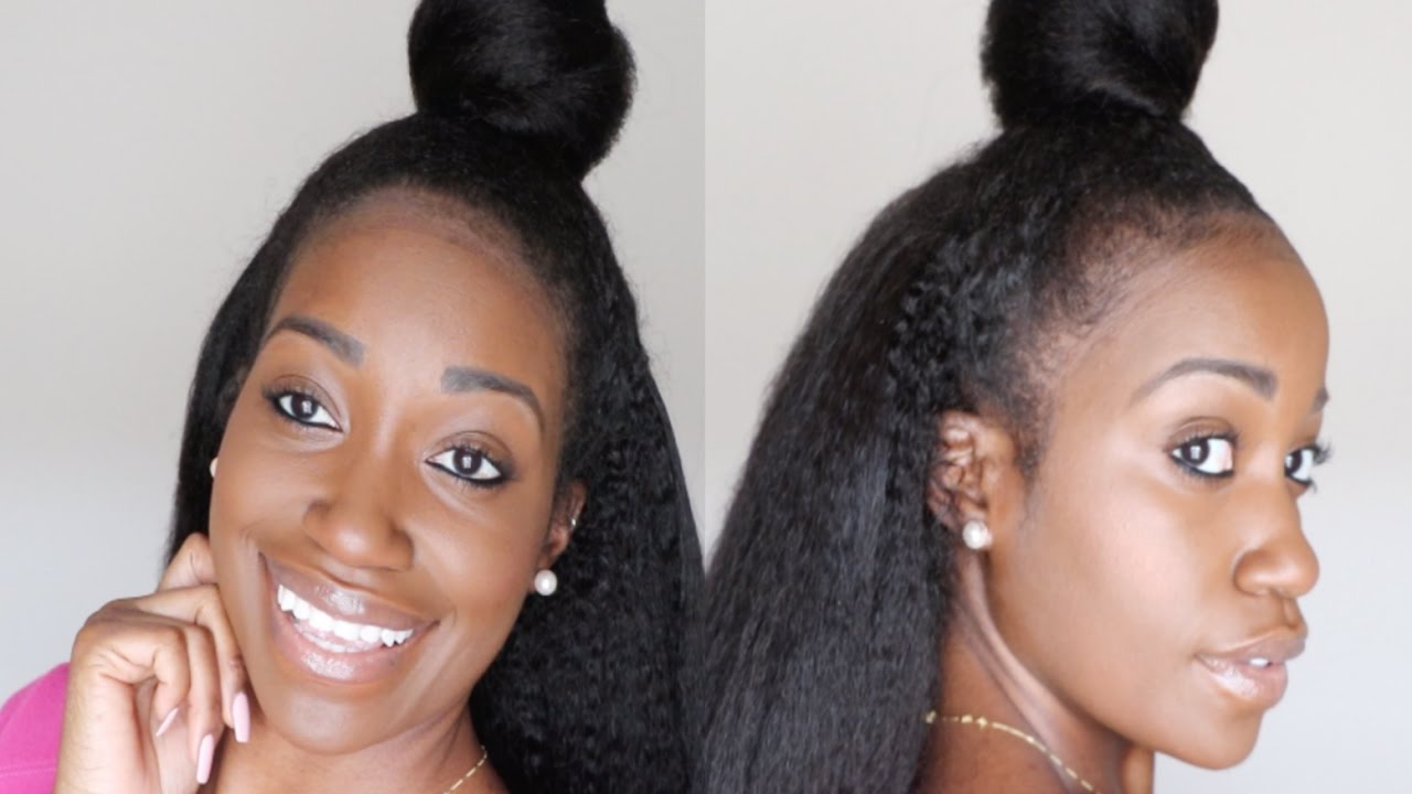 HOW TO INSTALL + BLEND CLIP INS TO SHORT NATURAL HAIR! | HERGIVENHAIR KINKY BLOW OUT CLIPINS!