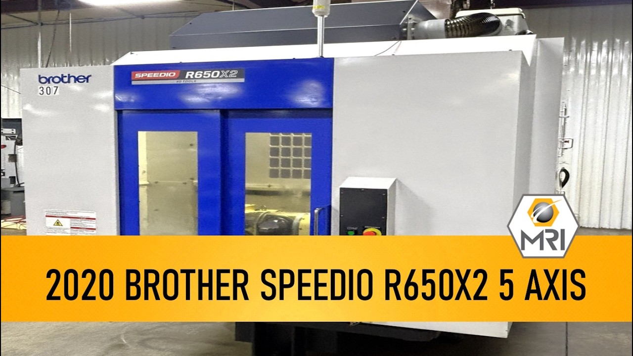 2020 BROTHER SPEEDIO R650X2 5 AXIS VERTICAL MACHINING CENTER