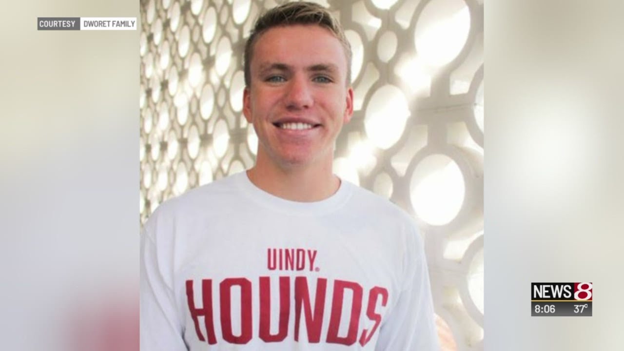 University of Indianapolis swimmers honor Parkland shooting victim Nick Dworet