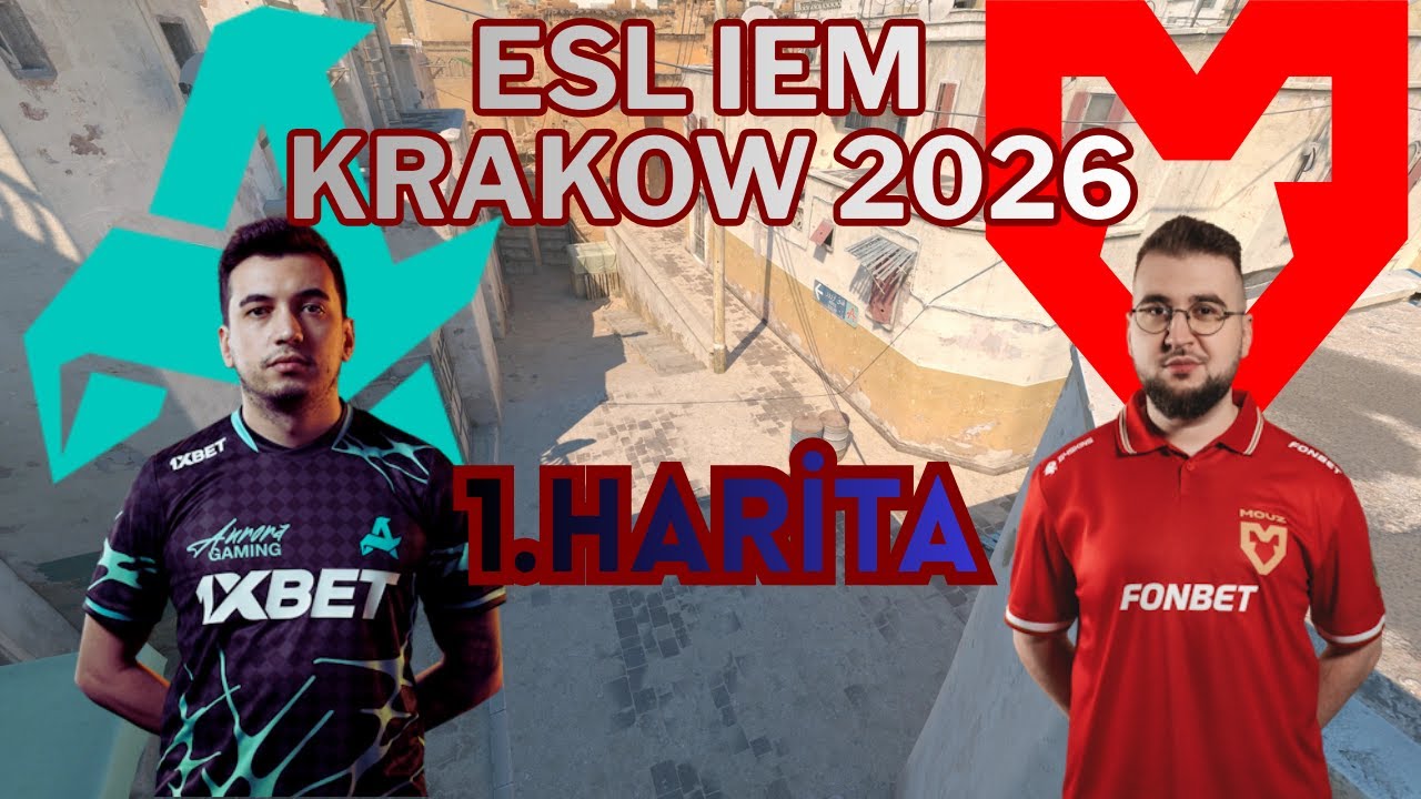 AURORA vs MOUZ | 1.MAP | IEM KRAKOW 2026 | HIGHLIGHTS | #cs2 #esl #xantares