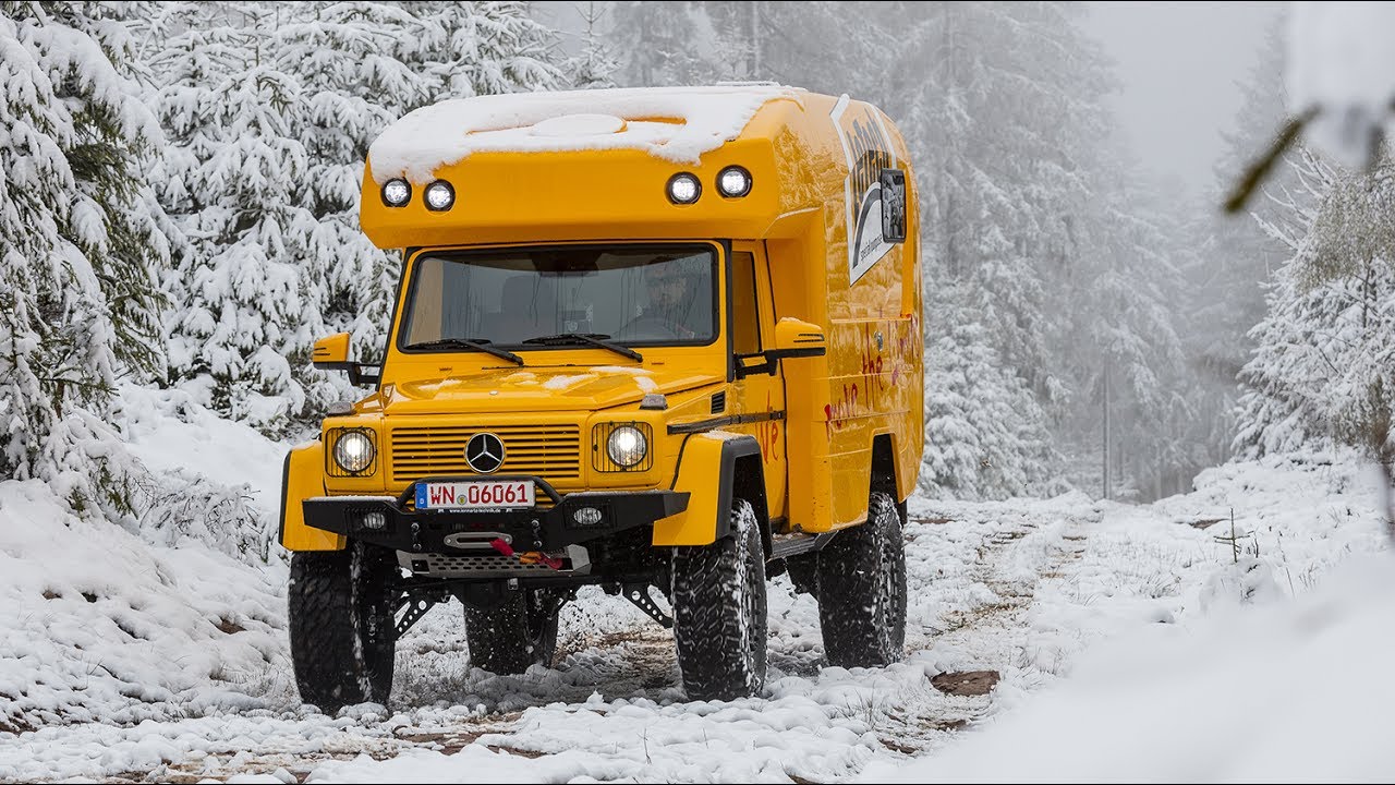 Mercedes G экспедиции автомобиль с осями портала ■ ■ Проверка Le-Tech / Orange Работа Lennson 3C