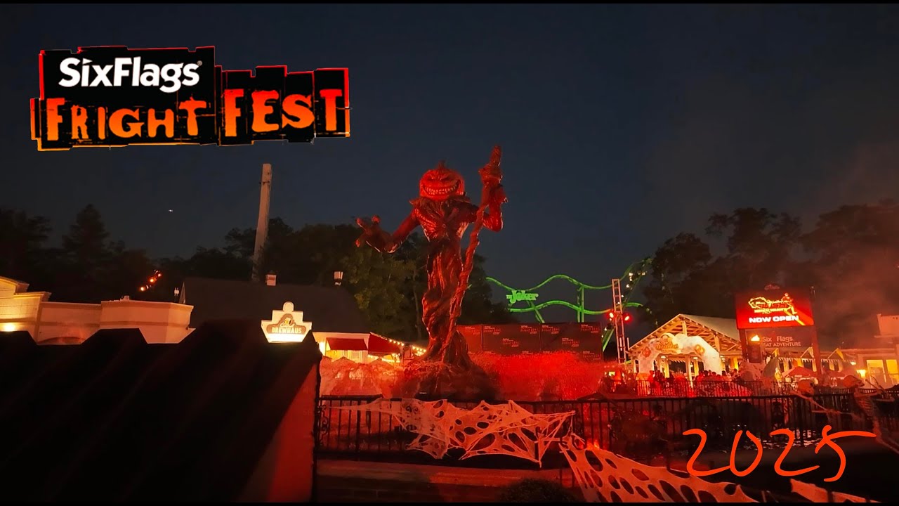 Opening Weekend of Fright Fest and Kids Boo Fest || Six Flags Great Adventure 2025