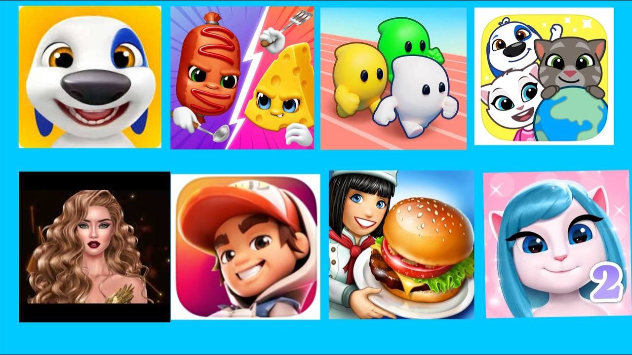 Talking Angela,My Henk,Suitume,Cooking Duels