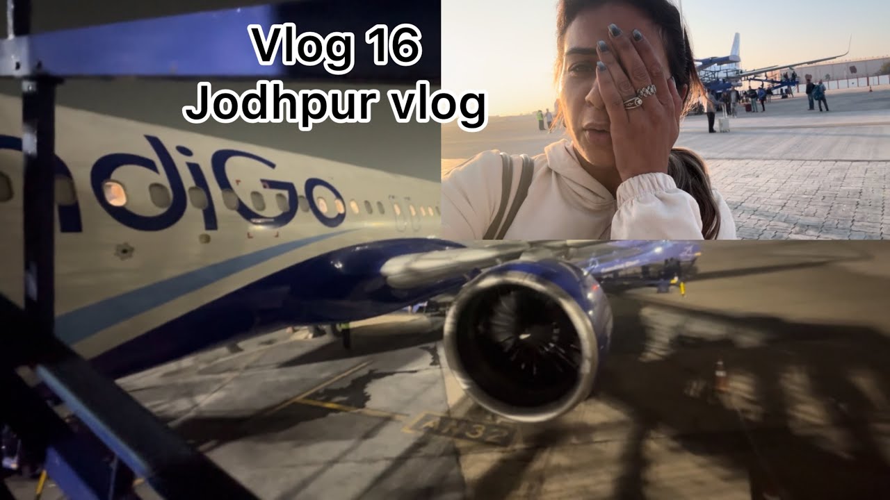 Jodhpur ki flight ✈️ or bht saare pange , yahi haia artist life , check out and enjoy #famous #vlog 
